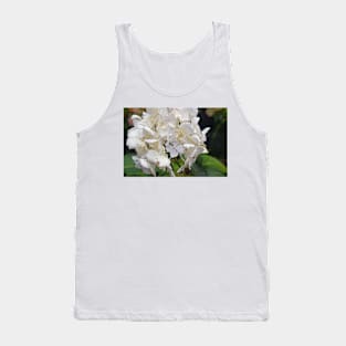 White Flowers Tank Top